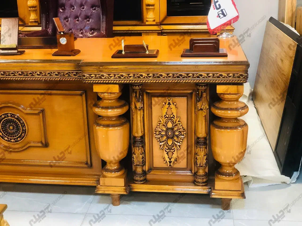 میزمدیریتی اسپانیایی لاکچری مبلمان اداری کتابخانه|دفتر کار|تهران, فاطمی|دیوار