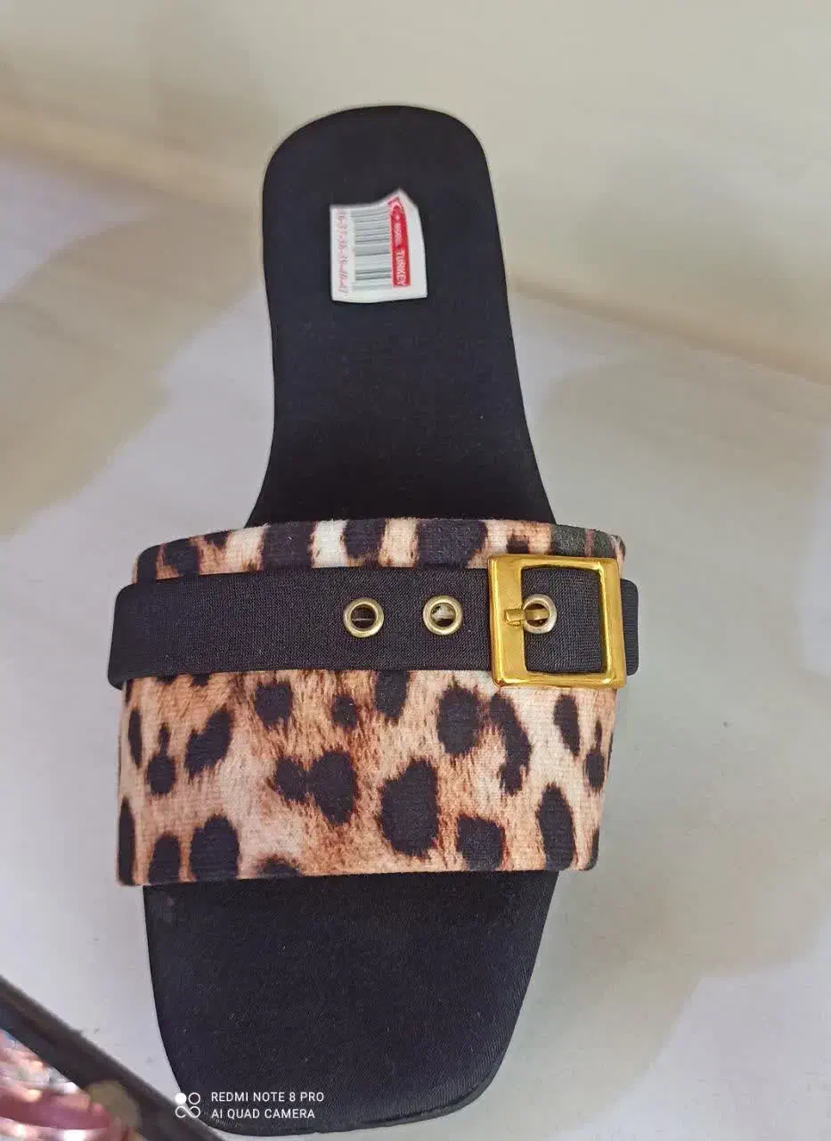 دمپایی مجلسی زنانه مدل پلنگی|کیف، کفش، کمربند|قم, پردیسان|دیوار