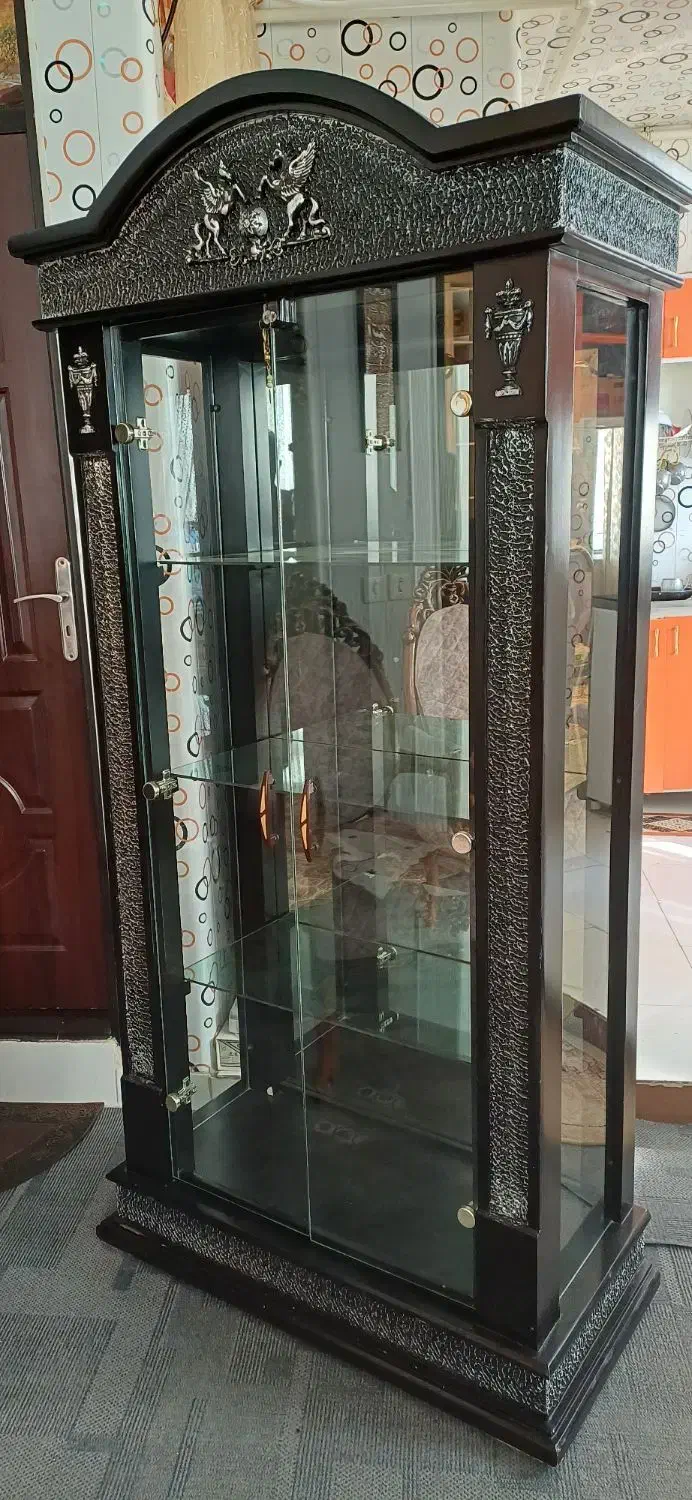 بوفه چوبی و آیینه کنسولی|بوفه، ویترین، کنسول|کرمانشاه, |دیوار