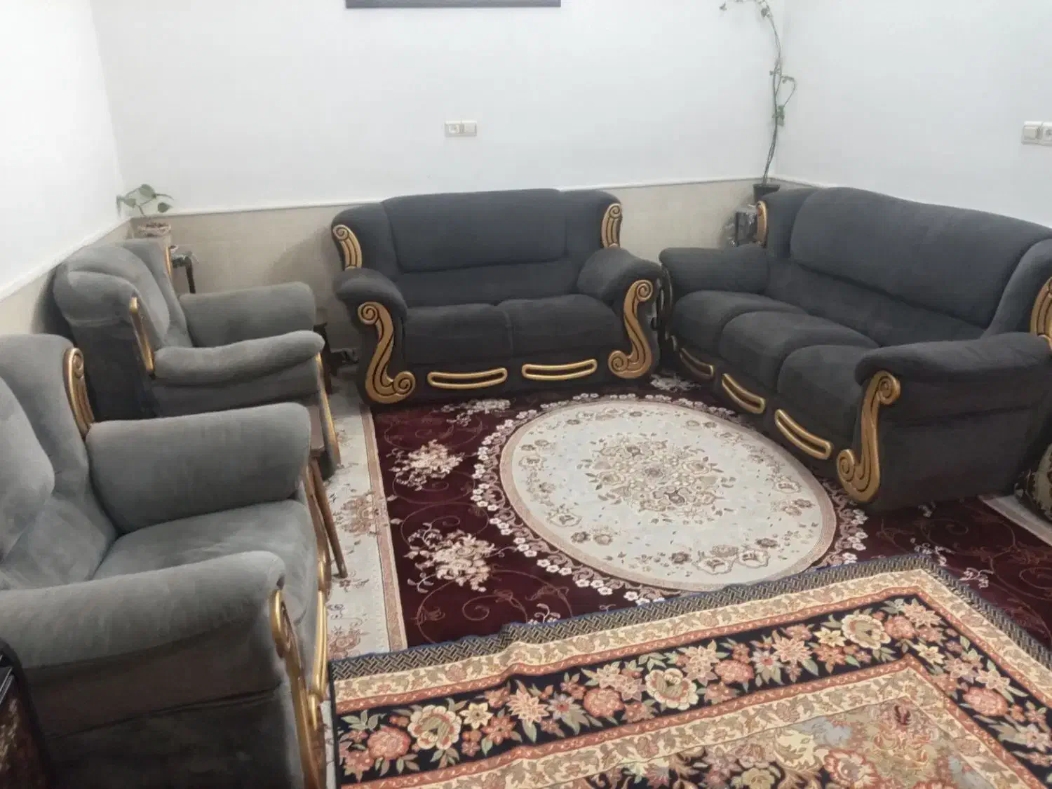 مبل 7نفره کاملا سالم و نو نو هست|مبلمان خانگی و میز عسلی|نیشابور, باغرود|دیوار