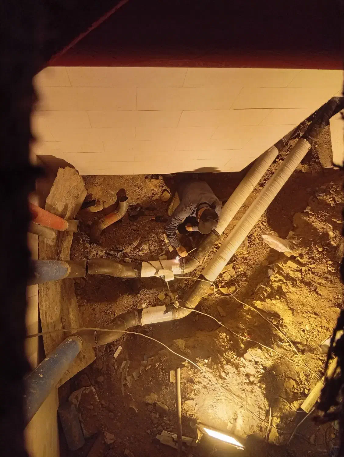 خورده کاری گاز جابجایی لوله جوشکاری گاز|خدمات پیشه و مهارت|زابل, |دیوار