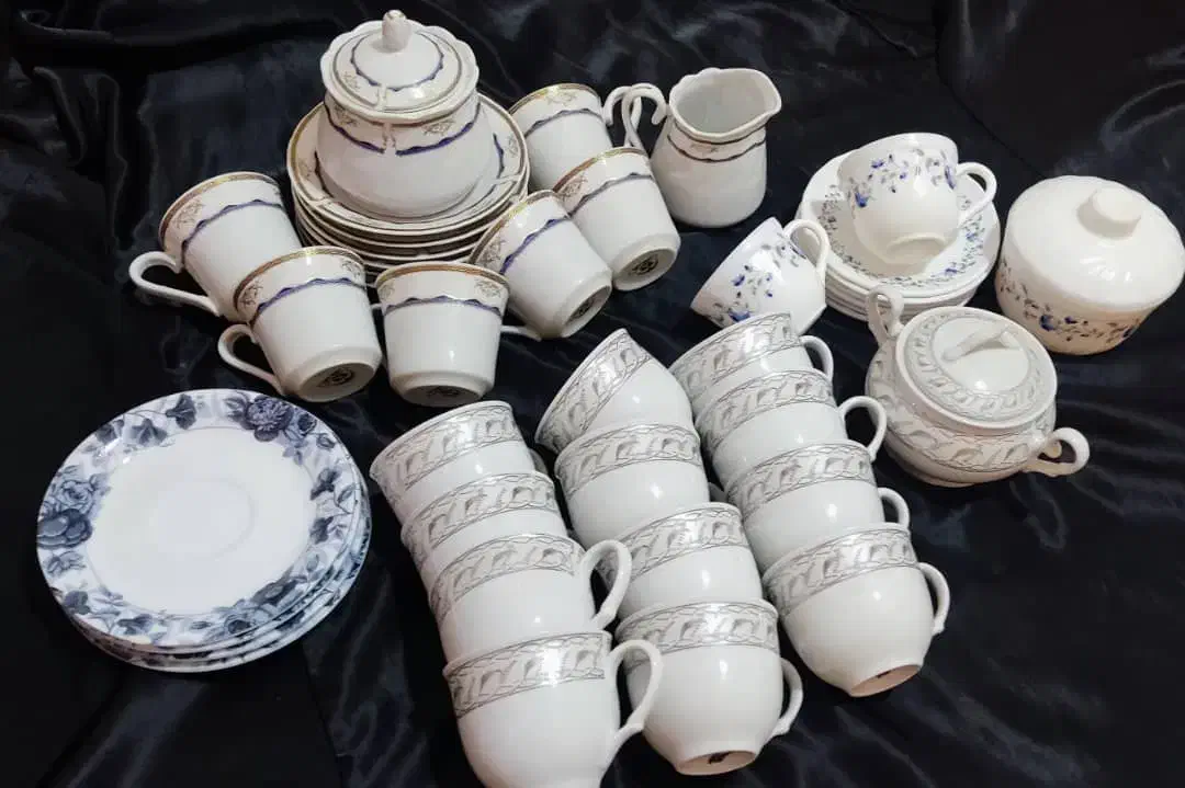 ظرف ظروف اصل گل میوه کریستال چینی|ظروف سرو و پذیرایی|آمل, |دیوار