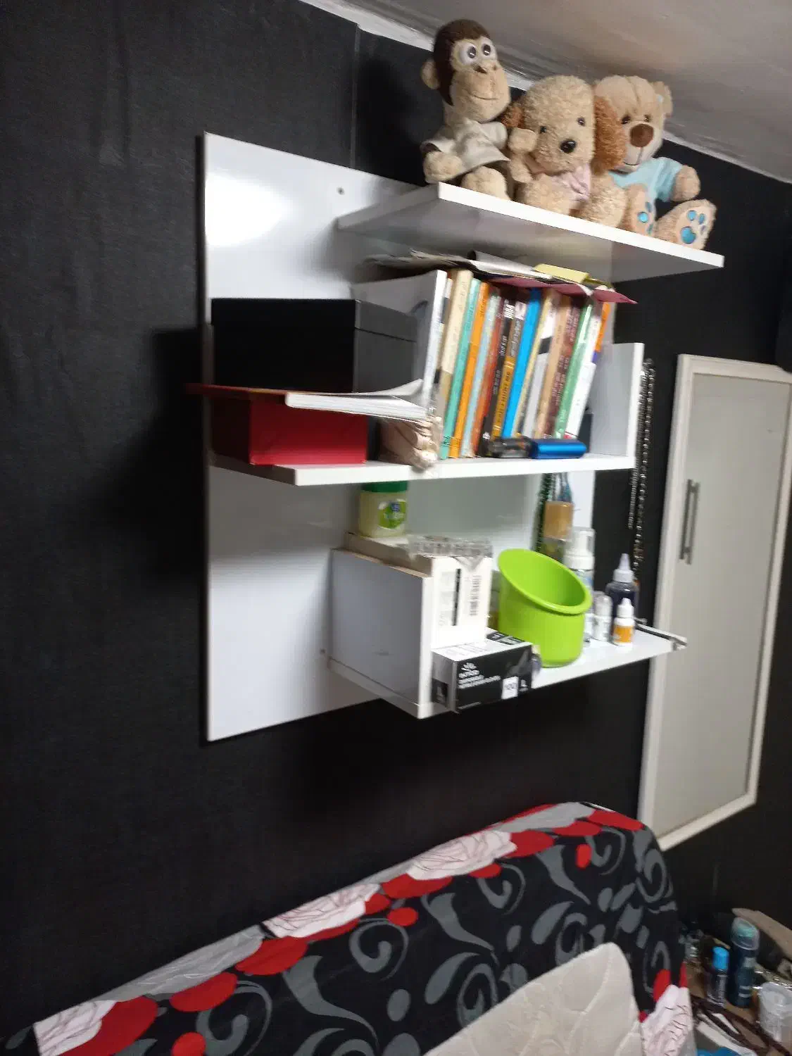 شلف دیواری|کتابخانه، شلف، قفسه‌های دیواری|رشت, اسماعیل آباد|دیوار