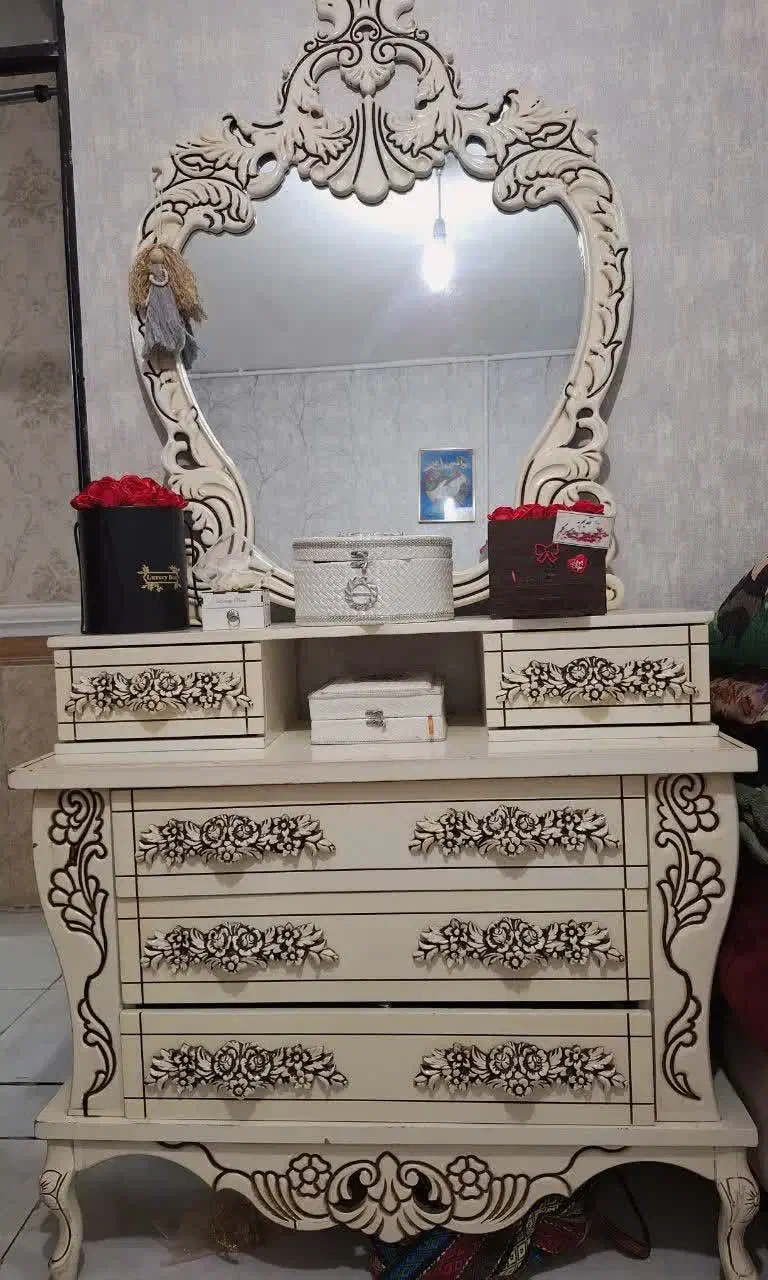 اینه دراور سالم تمیز|جاکفشی، کمد، دراور|قوچان, |دیوار