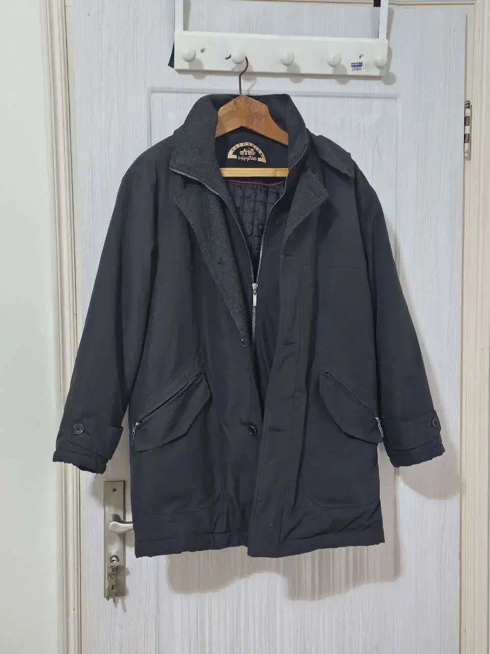 پالتوی برند هاکوپیان دردو رنگ طوسی و مشکی سایز52|لباس|بابل, |دیوار