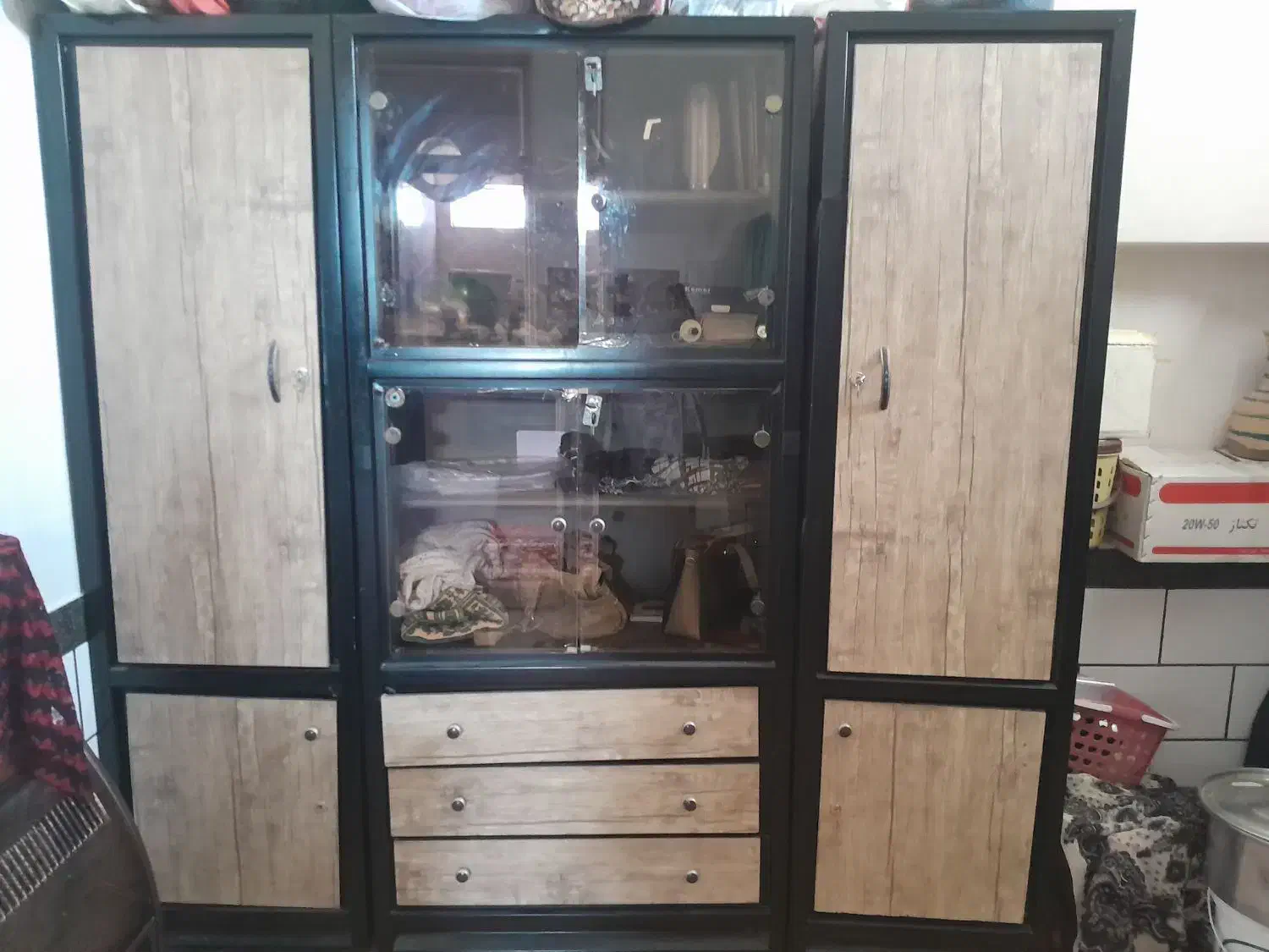 کمدسه تیکه|جاکفشی، کمد، دراور|کازرون, |دیوار