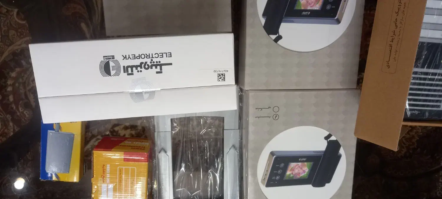 ایفون تصویری سه طبقه الکتروپیک|صوتی و تصویری|اصفهان, صدف|دیوار