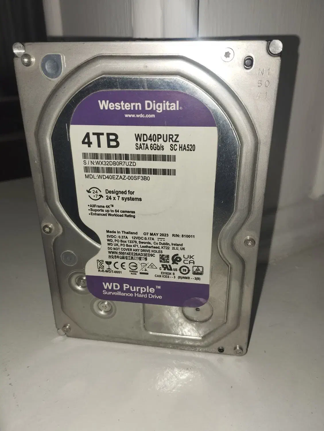 هارد ۴ ترابایت بنفش|قطعات و لوازم جانبی رایانه|مشهد, زیبا شهر|دیوار