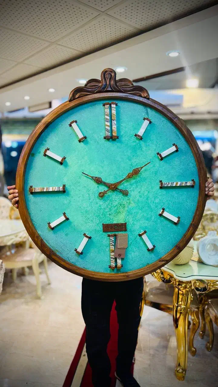 ساعت های دیواری کتیبه  بیسورت در رنگبندی و سایز|ساعت دیواری و تزئینی|رشت, گلباغ نماز|دیوار