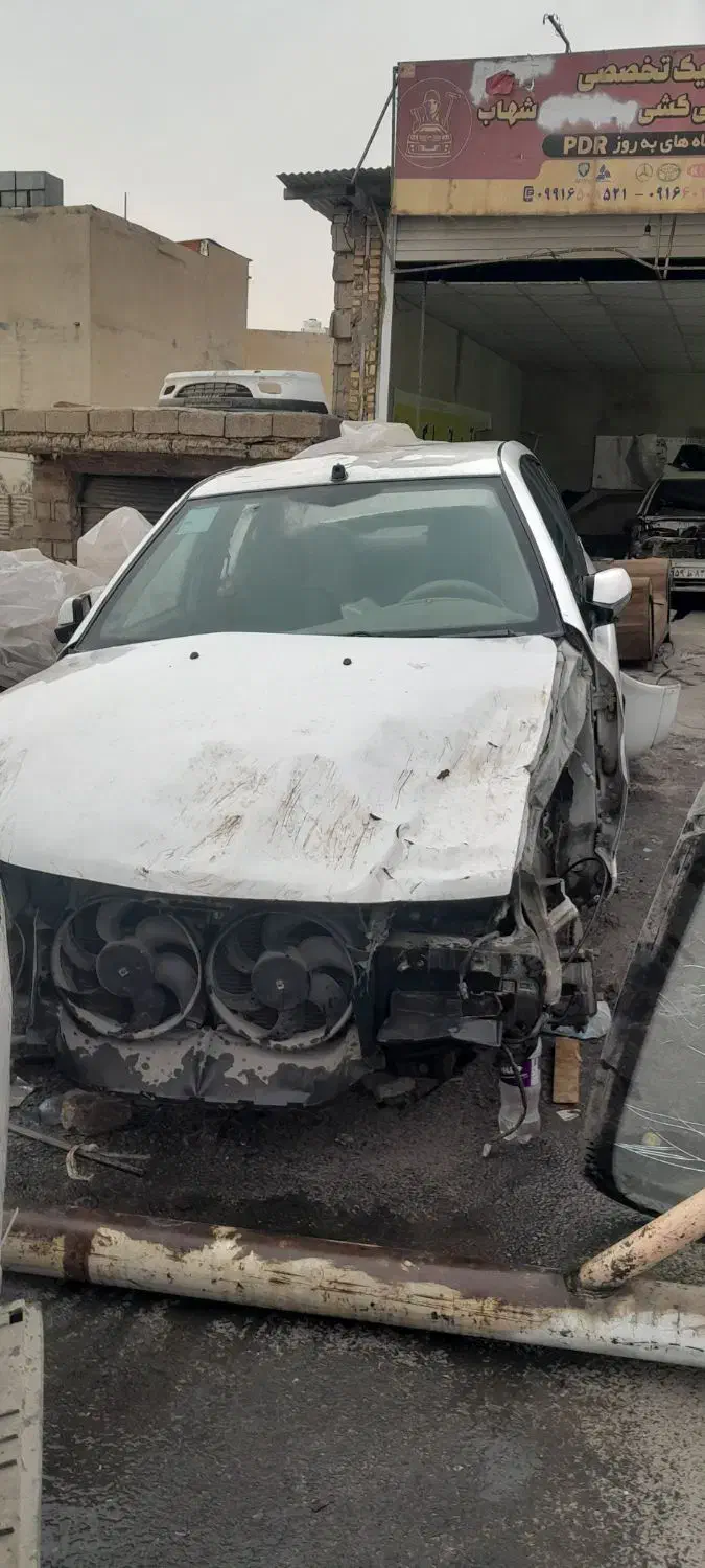 سمند تصادفی ۹۵ برج ۱۲مولتی پلکس|خودرو سواری و وانت|مسجد سلیمان, |دیوار