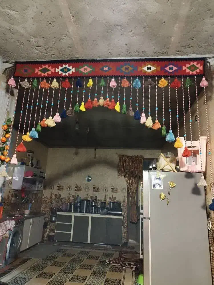 پرده سنتی|گلیم، جاجیم، گبه|زاهدان, |دیوار