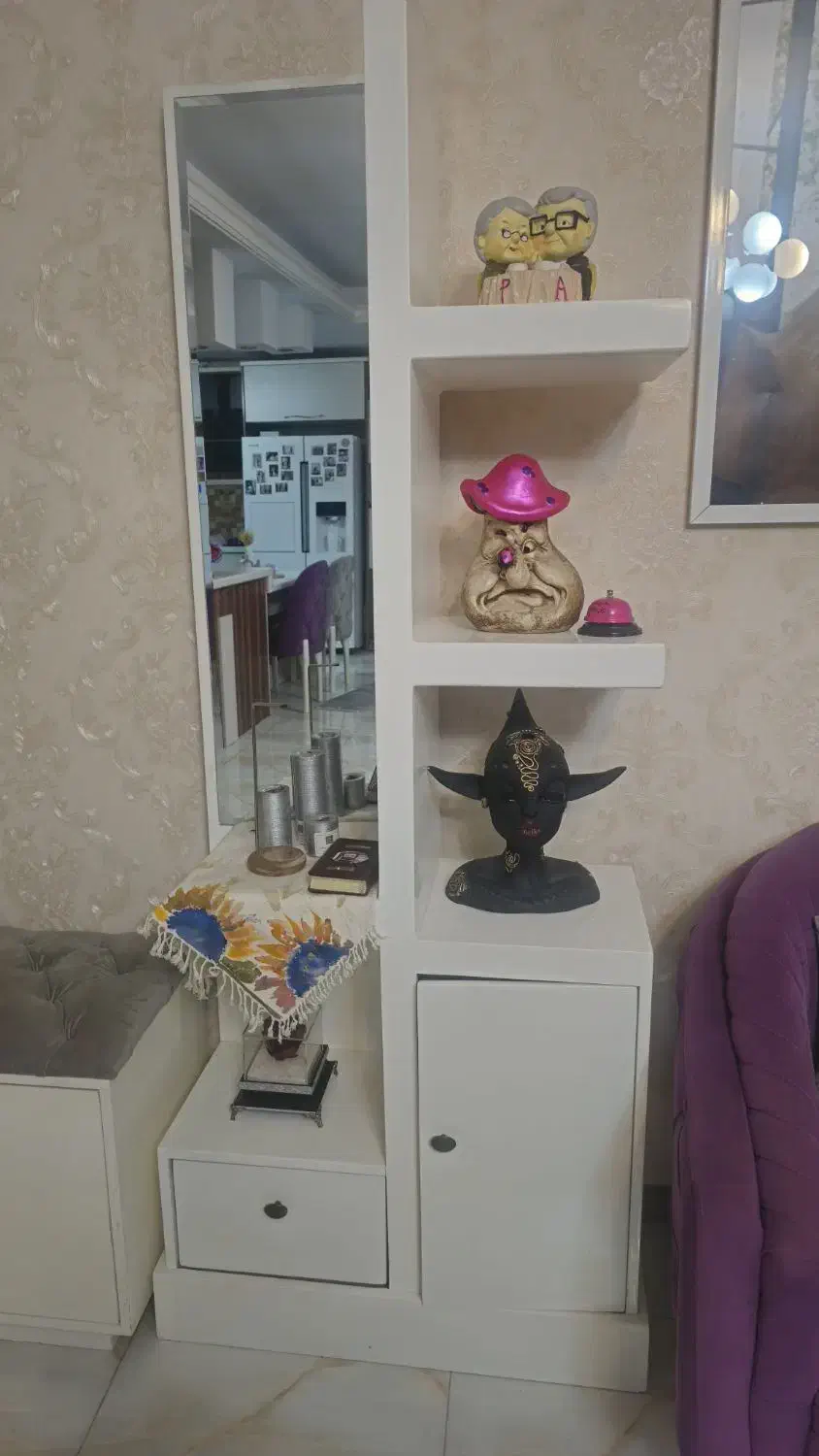 شلف|کتابخانه، شلف، قفسه‌های دیواری|مشکین‌دشت, |دیوار