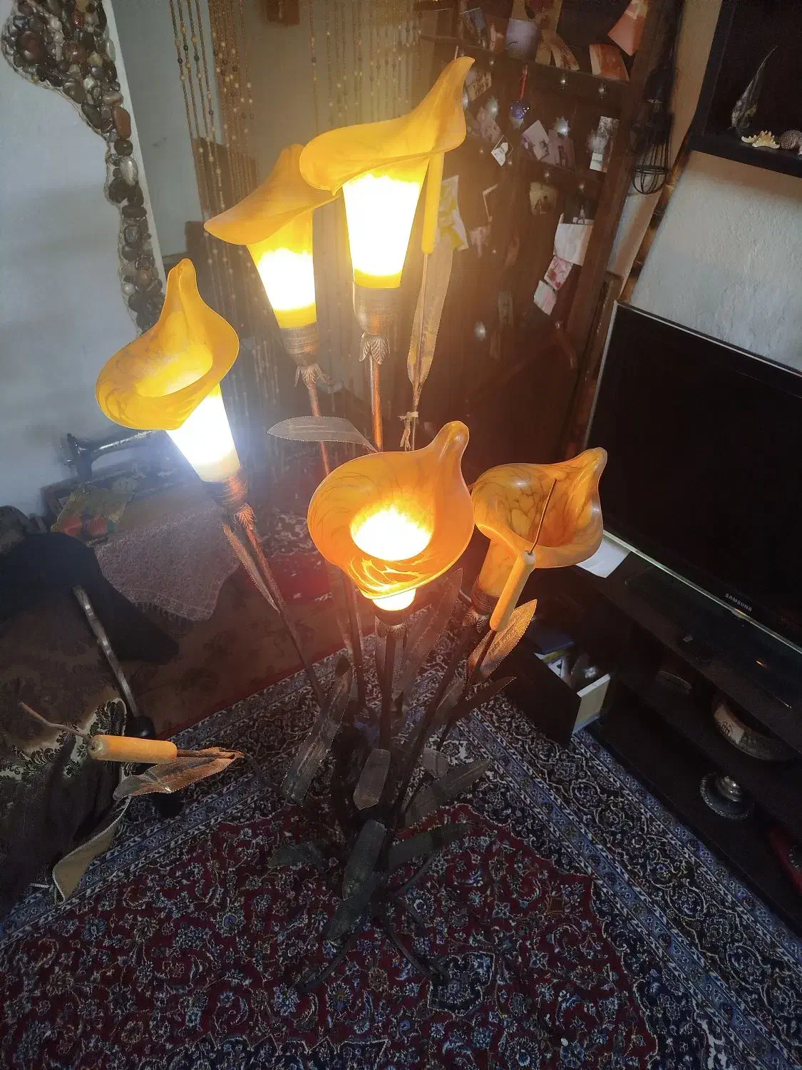 اباژر فلزی|چراغ خواب و آباژور|تهران, مسعودیه|دیوار