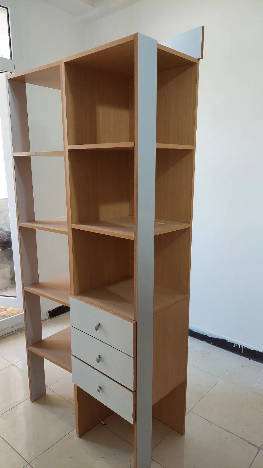 قفسه|کتابخانه، شلف، قفسه‌های دیواری|اهواز, کیانپارس |دیوار