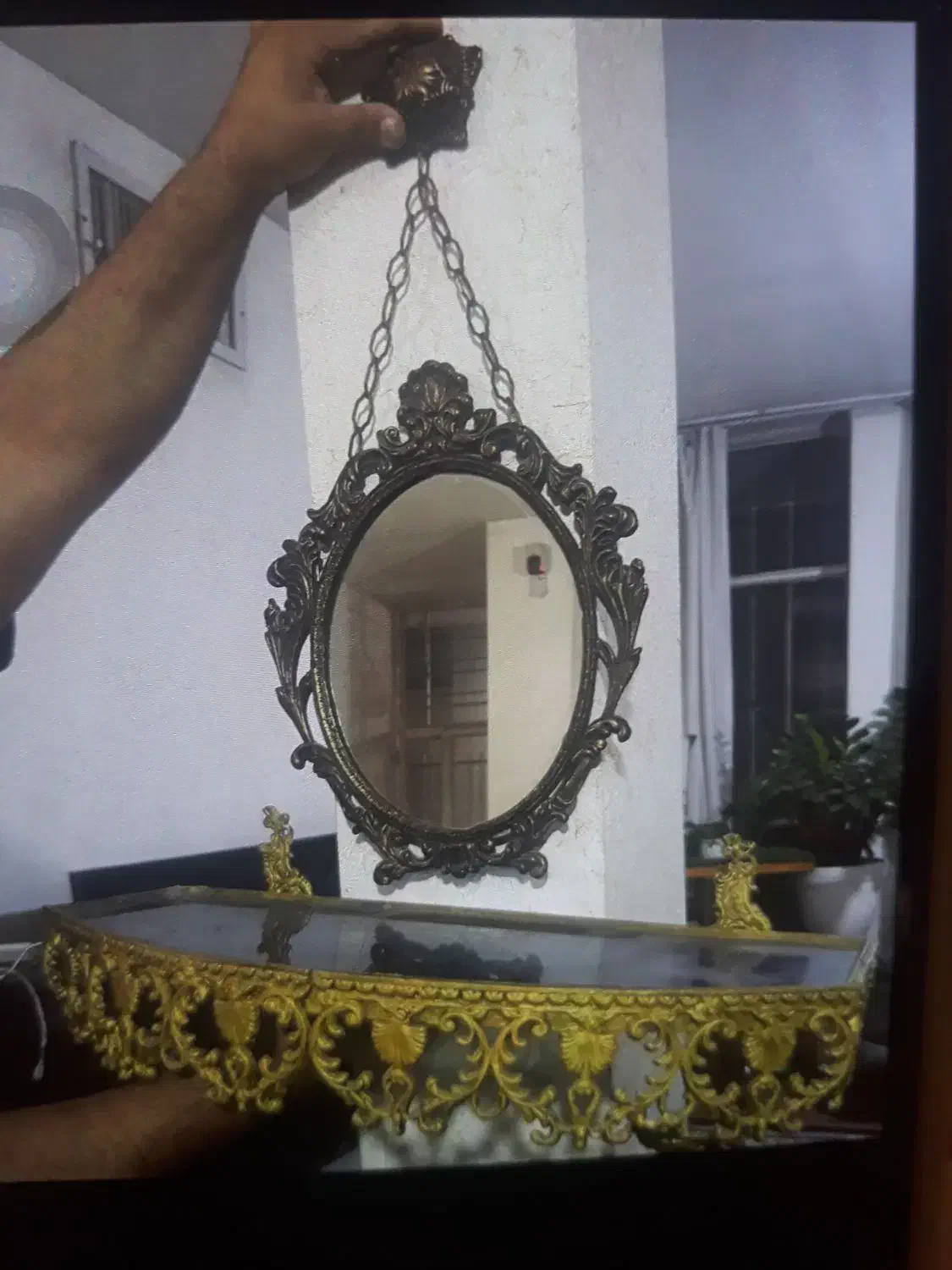 میزعسلی.پشتی.ایینه کنسول،|اجاق گاز و لوازم برقی پخت‌وپز|شیراز, شهرک مدرس|دیوار