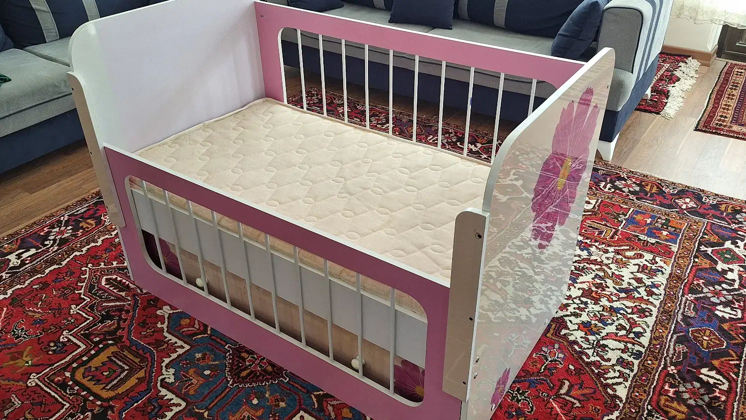 تخت خواب دخترانه|تخت و صندلی بچه|تبریز, |دیوار