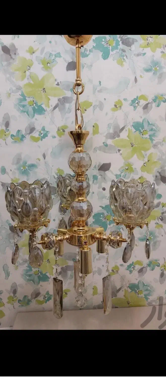 لوستر 4شعله|لوستر و چراغ آویز|سلماس, |دیوار