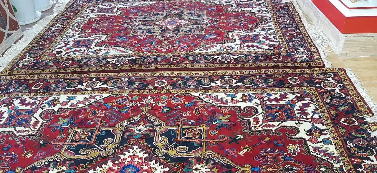 یک جفت فرش هریس ۶ متری دست بافت|فرش|هریس, |دیوار