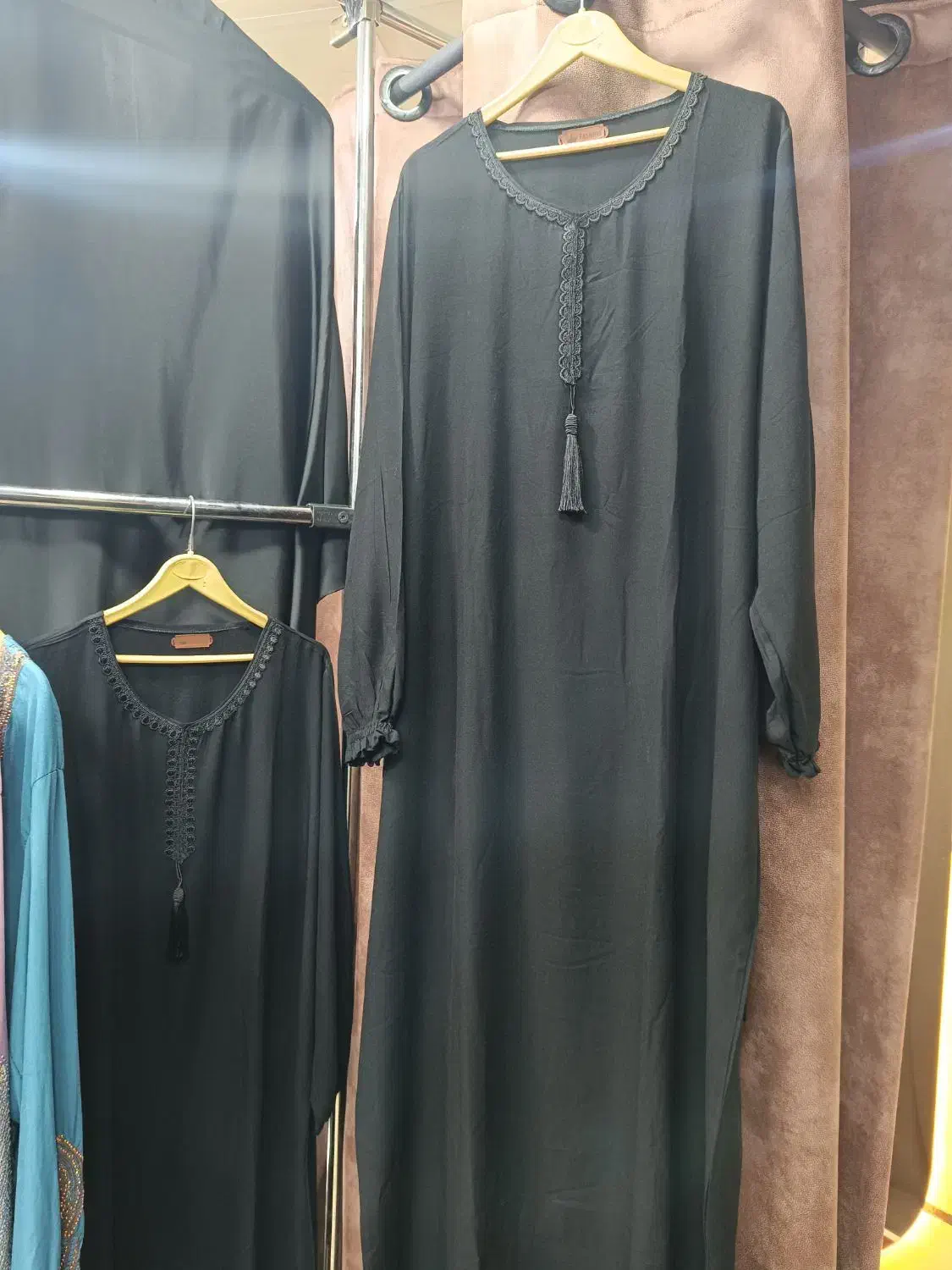 ماکسی مشکی پارچه کجرا عمده|لباس|آبادان, |دیوار