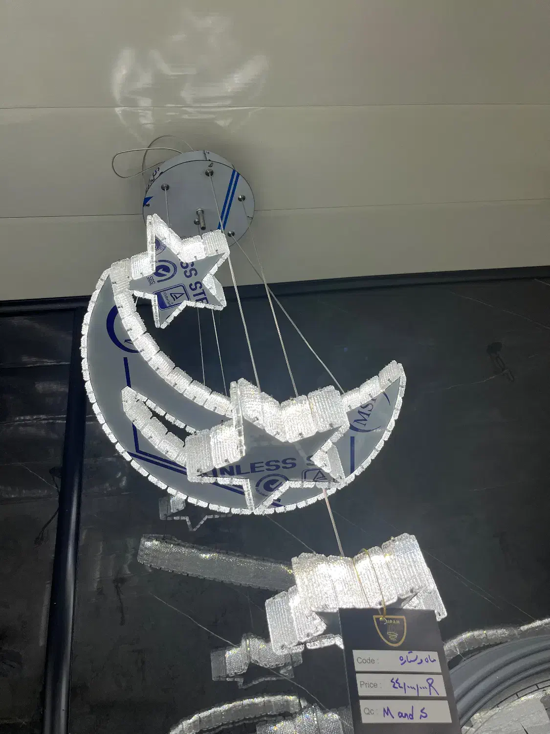 لوستر شیک‌ومدرن اس ام دی وکریستال|لوستر و چراغ آویز|تهران, مینابی|دیوار