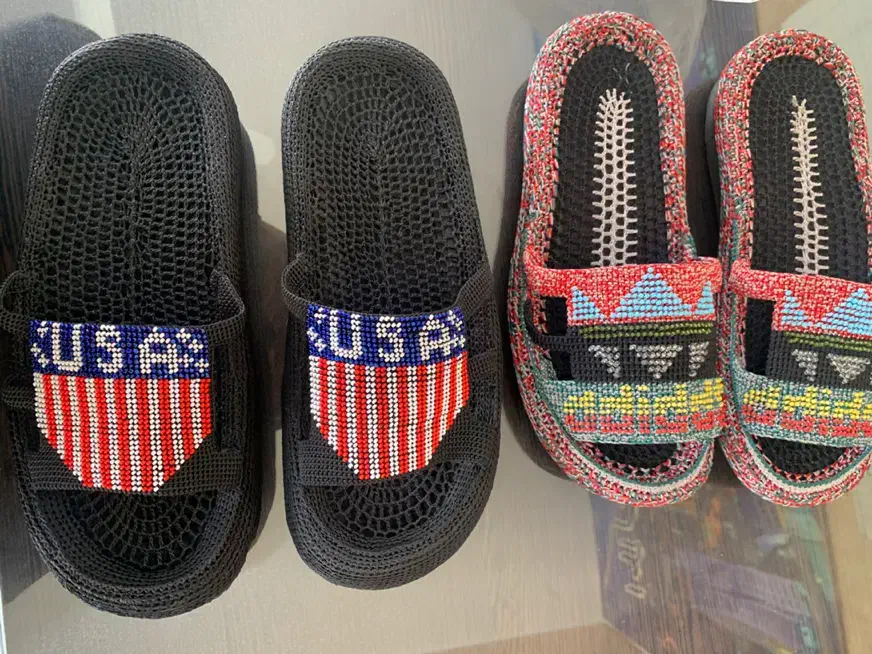 دمپایی زندان بافت|کیف، کفش، کمربند|آزادشهر, |دیوار