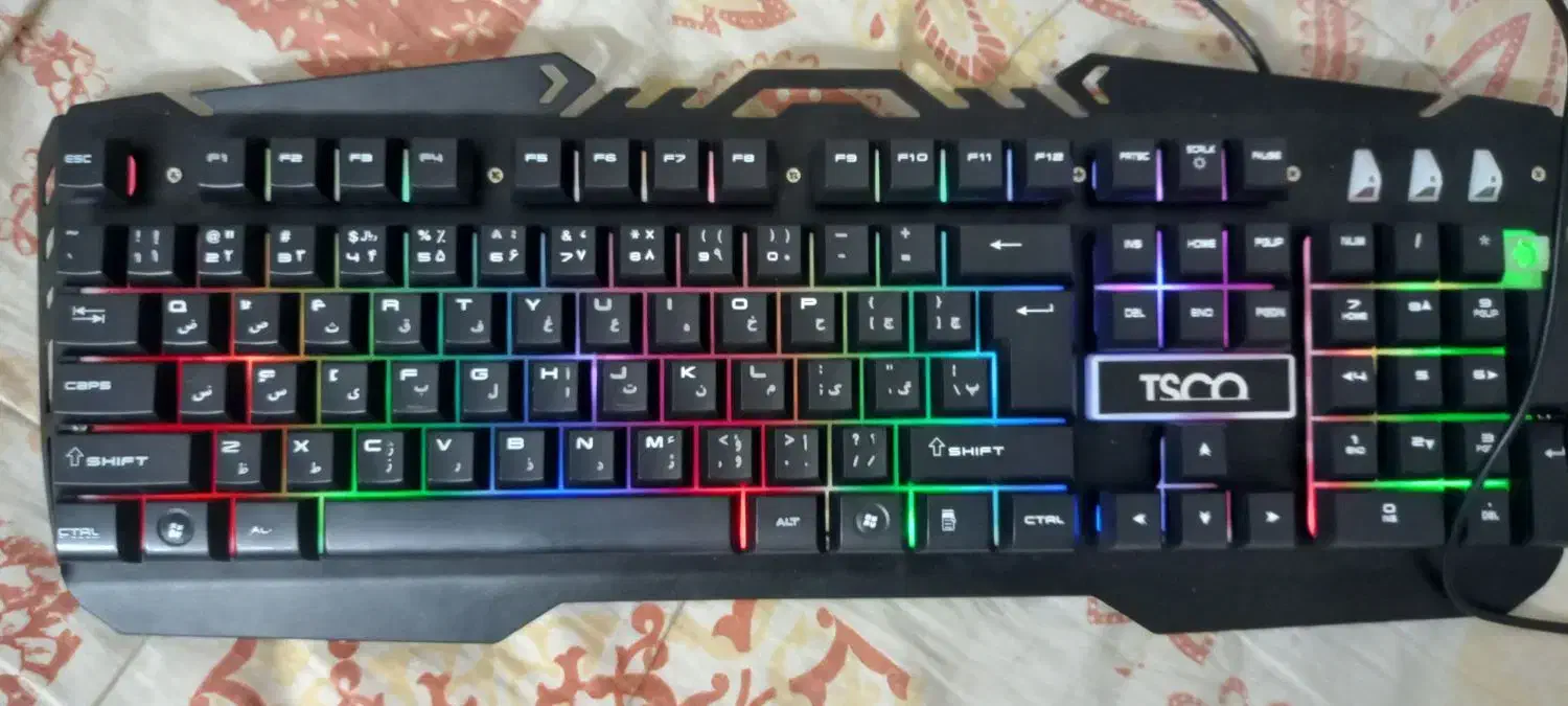 کیبورد tsco گیمینگ|قطعات و لوازم جانبی رایانه|شیراز, غدیر جنوبی|دیوار
