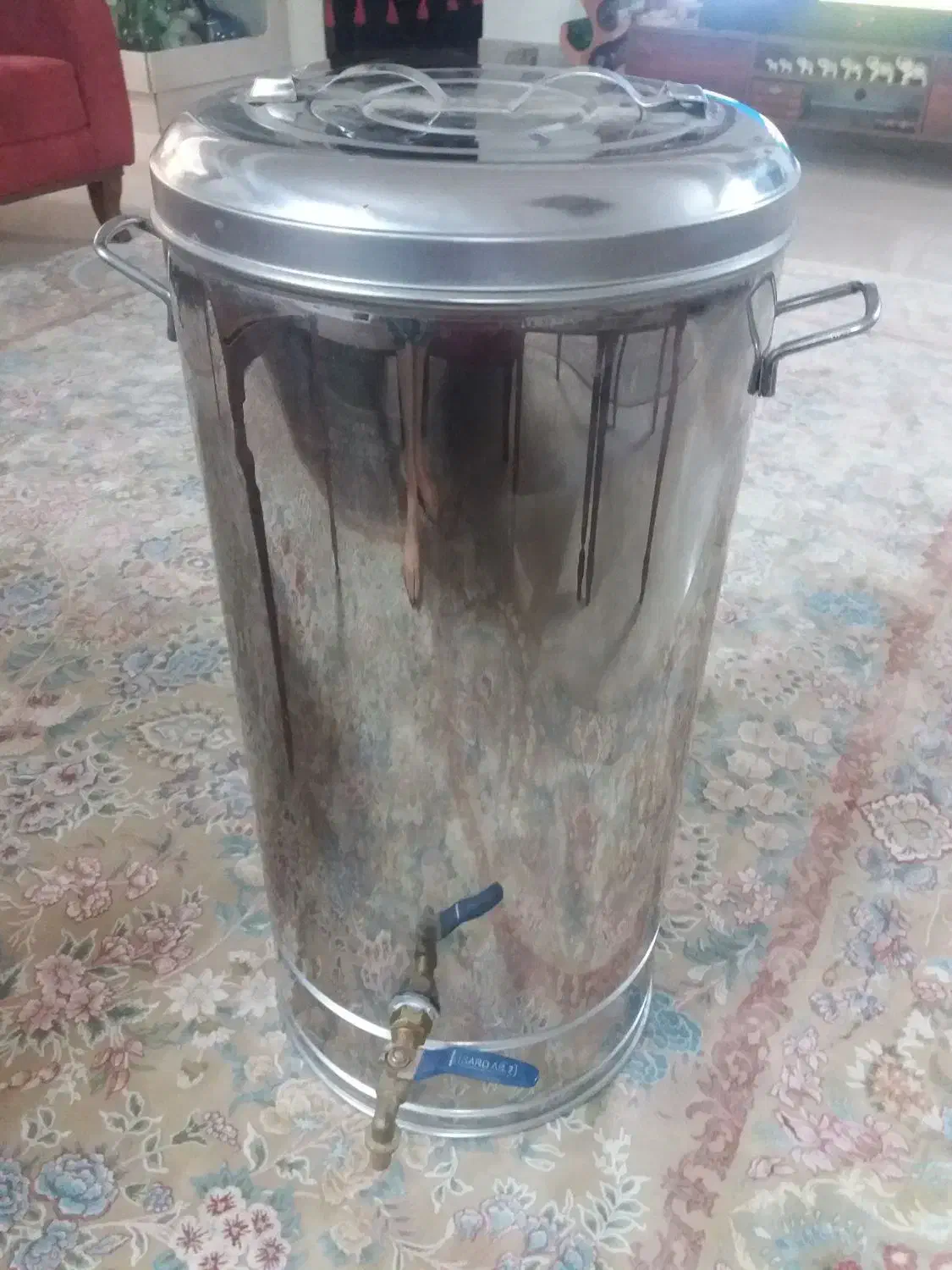 فلاکس استیل ۴۰ لیتری|قوری، کتری، قهوه‌ساز دستی|کاشان, دشت چال|دیوار