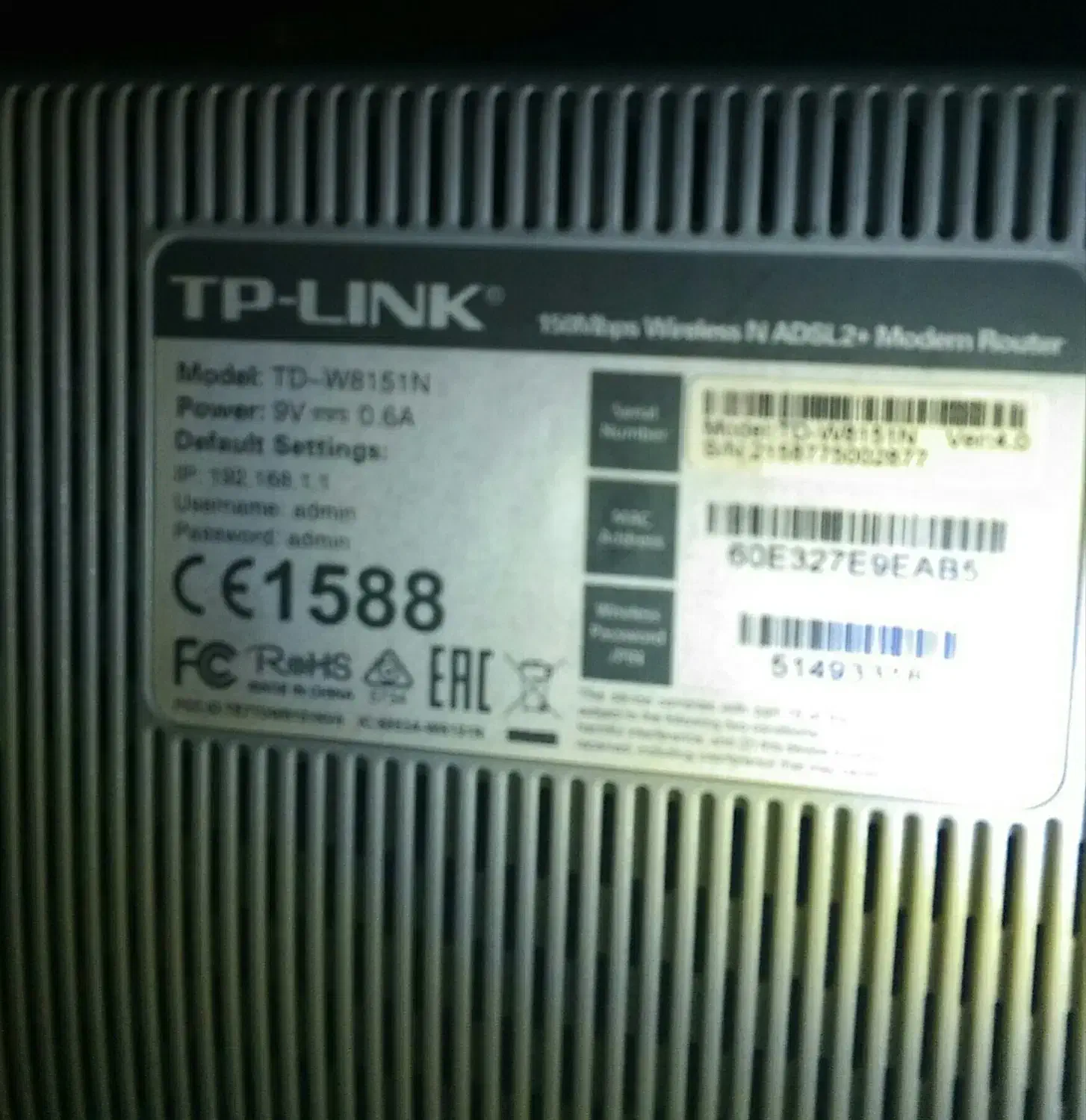 مودم  تی پی لینک /وای فایADSL  /مدل w8151n|مودم و تجهیزات شبکه|کرج, عظیمیه|دیوار