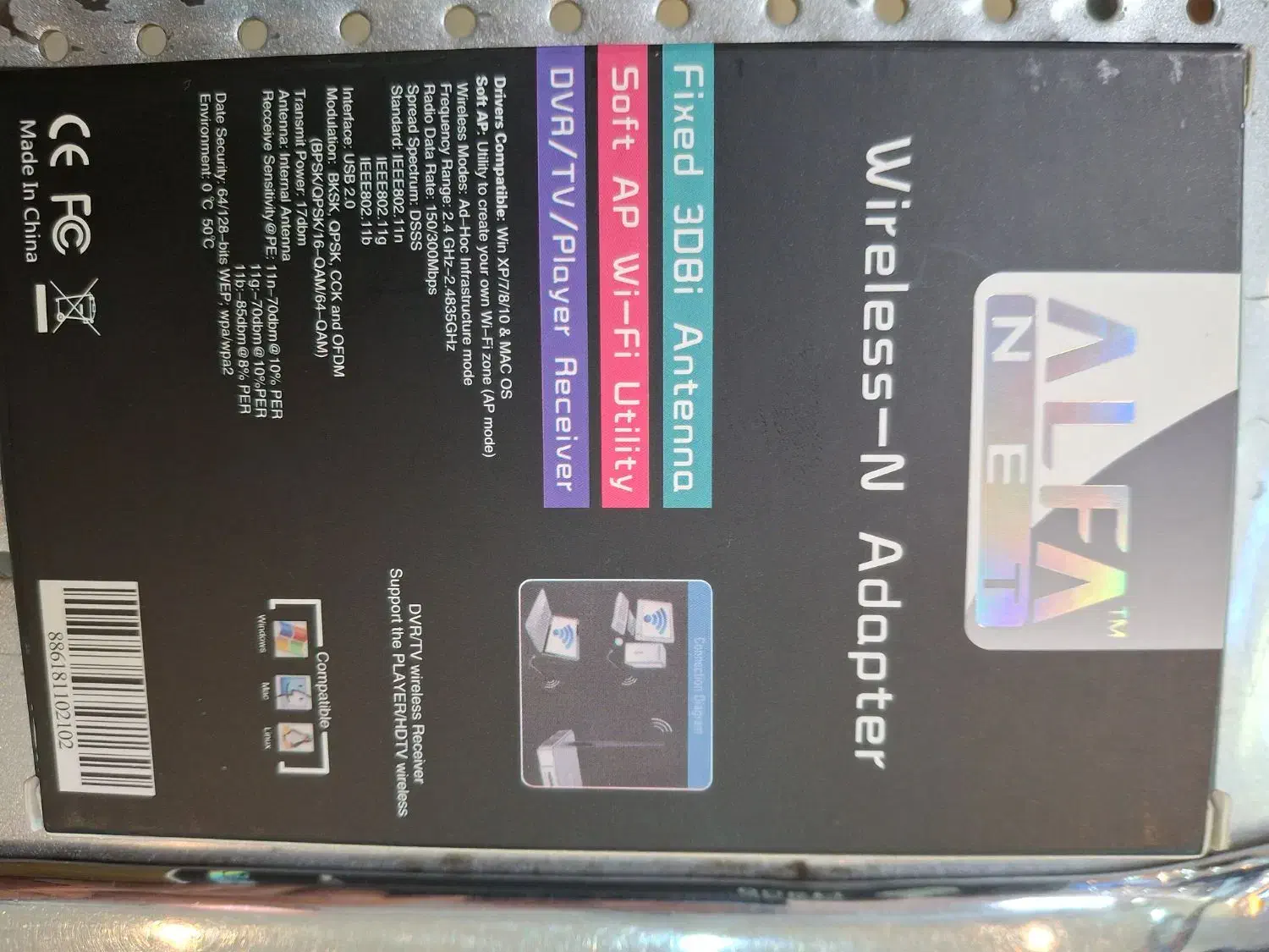 فروش دانگل وای فای مدلALFA|قطعات و لوازم جانبی رایانه|اصفهان, شاهزاده ابراهیم|دیوار