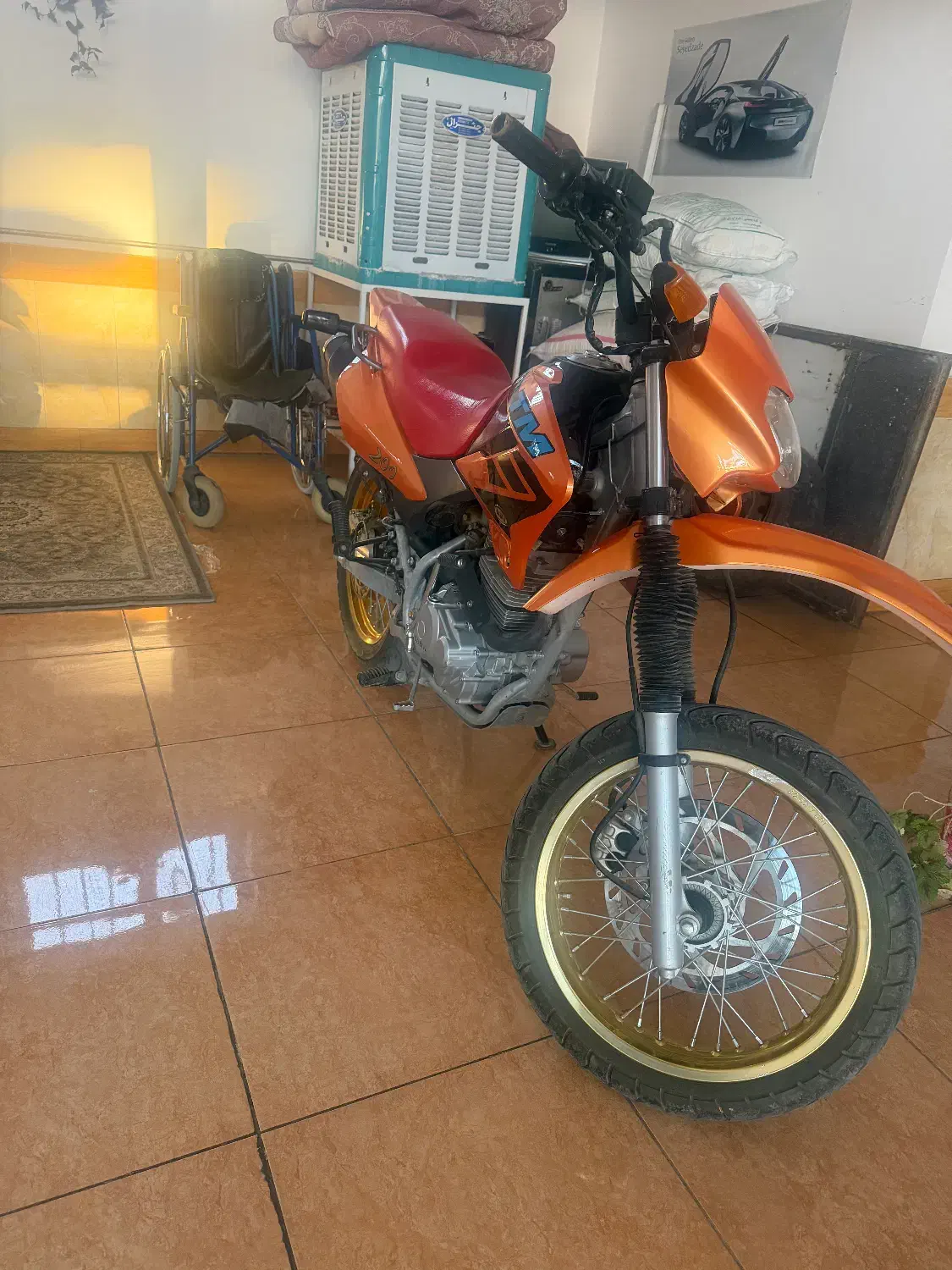 موتور ۲۰۰ سی‌ سی در حد صفر|موتورسیکلت|بوکان, |دیوار