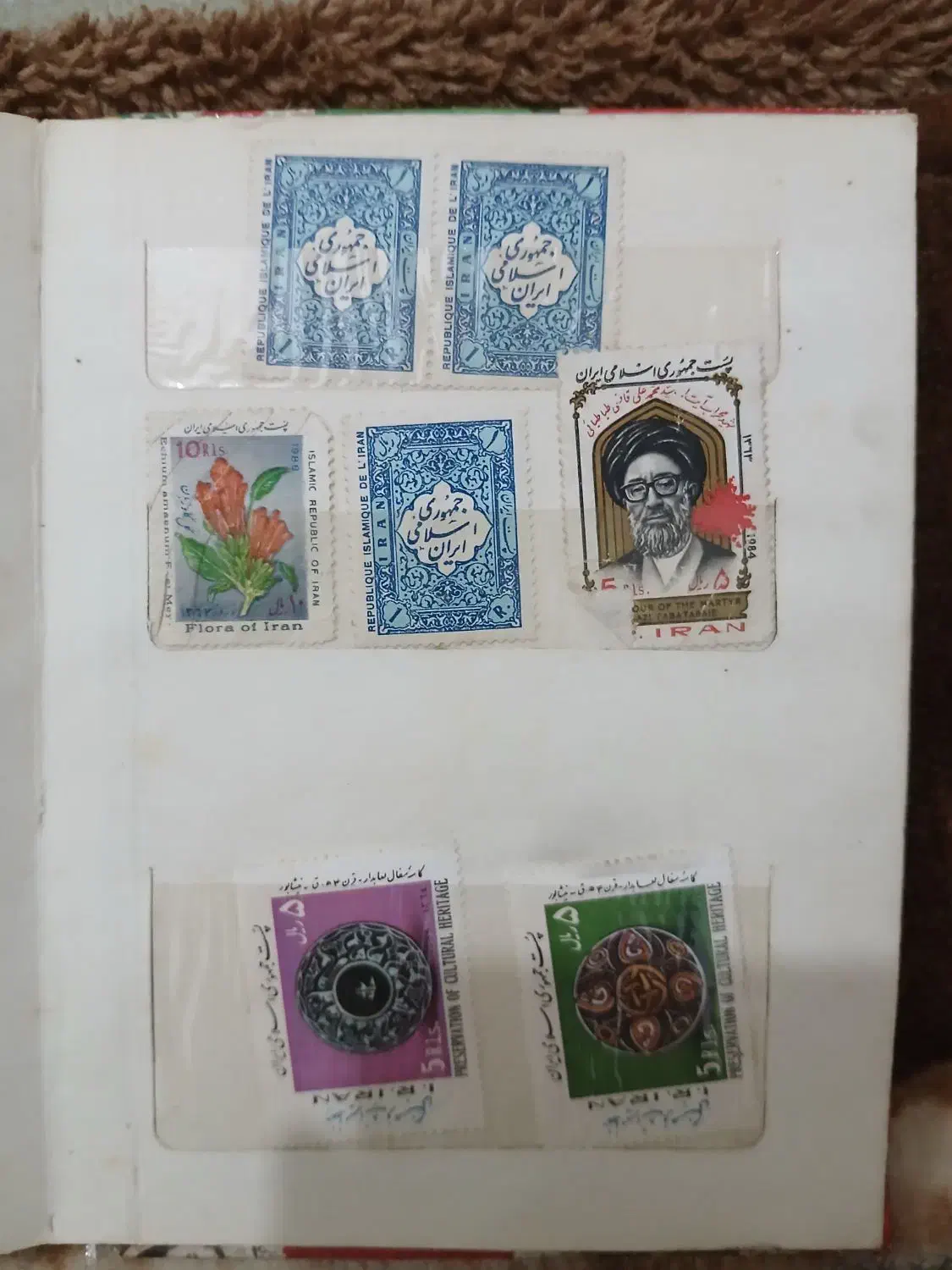 ۷ تمبر قدیمی نو|کلکسیون سکه، تمبر، اسکناس|رشت, جماران|دیوار