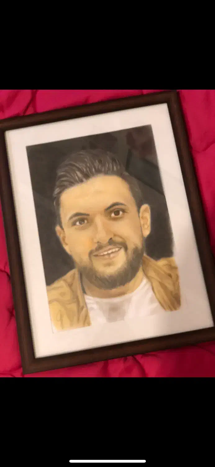 سفارش نقاشی چهره با مدادرنگی|تابلو، نقاشی، عکس|تهران, شهرک نفت|دیوار