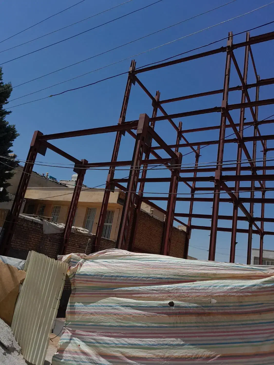 جوشکار ی.والپست . نبشی کشی .نصب تیرچه فوم|خدمات پیشه و مهارت|کرمانشاه, |دیوار