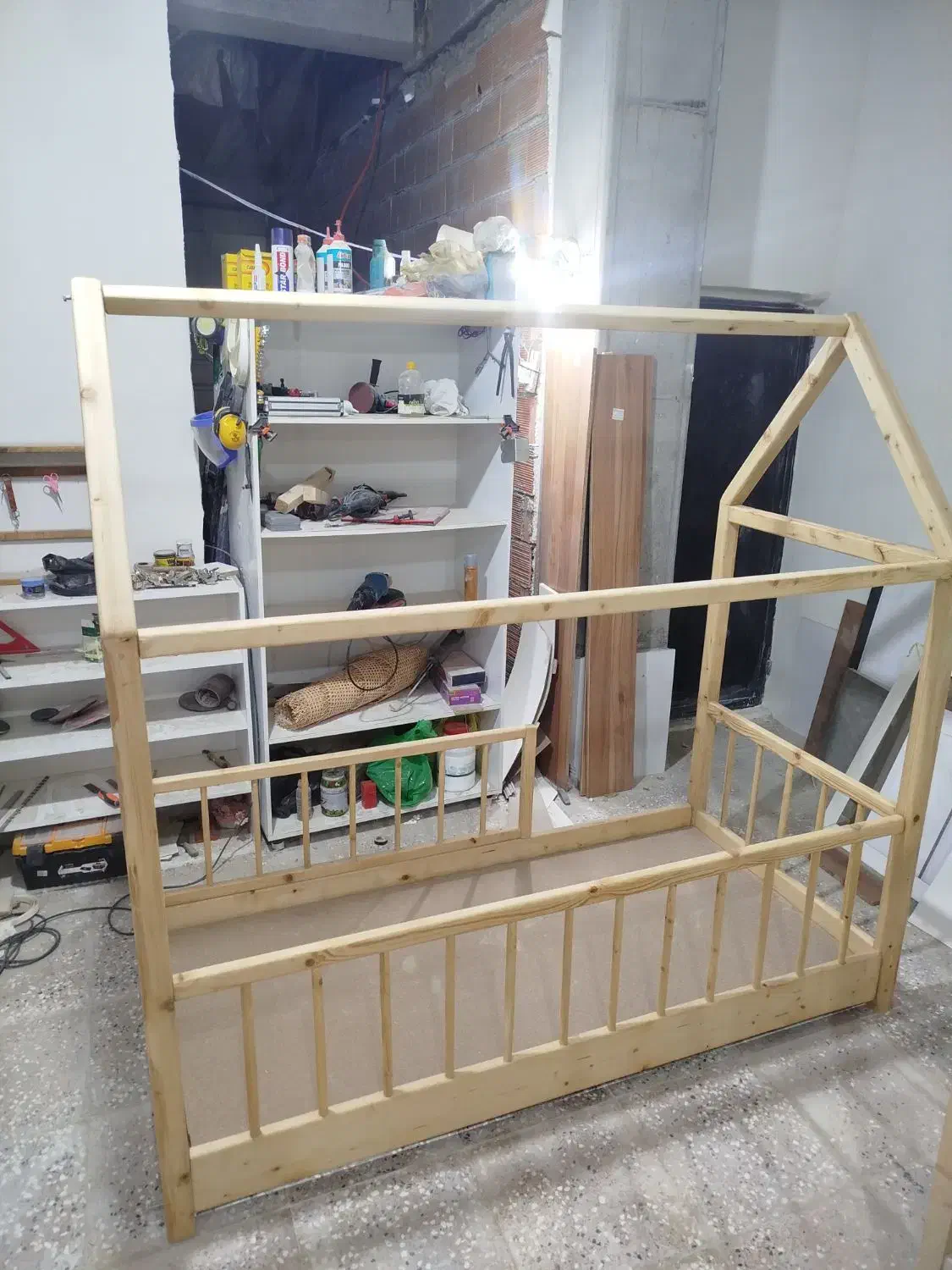 سرویس تخت خواب کلبه ای نوزاد|تخت و سرویس خواب|گرگان, |دیوار