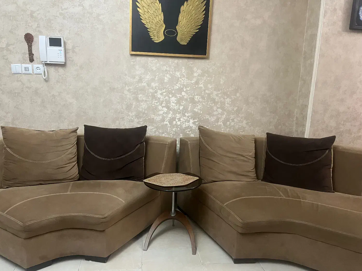 مبل ال ۹نفره|مبلمان خانگی و میز عسلی|کوچصفهان, |دیوار