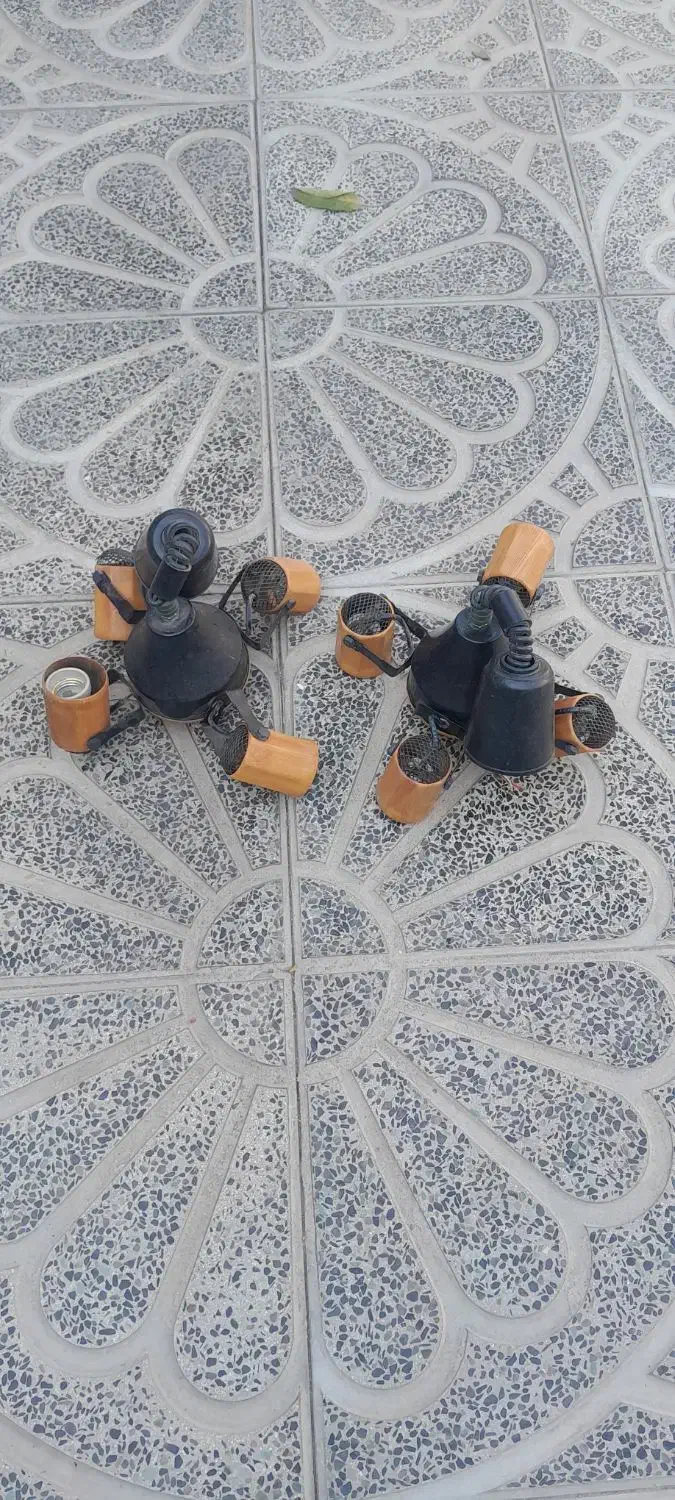 لوستر برق چهارشاخه|لوستر و چراغ آویز|ارومیه, |دیوار