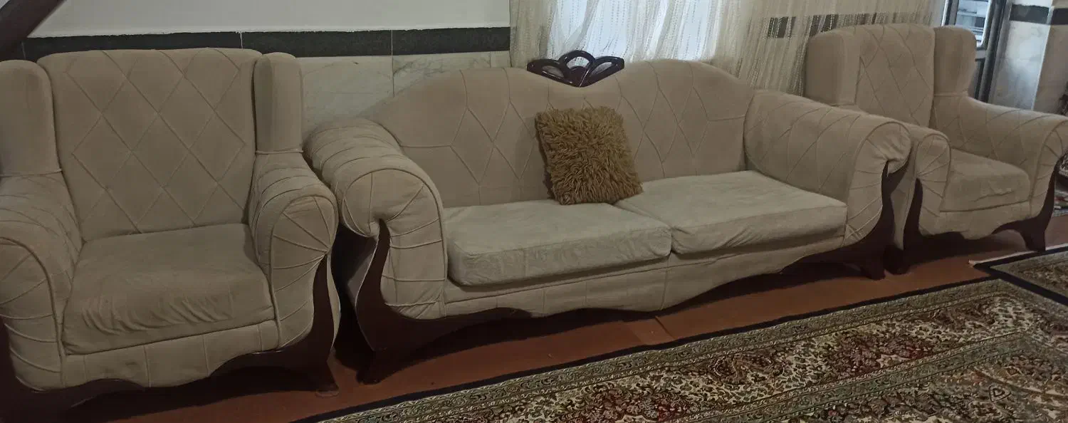 مبلمان ۷ نفره|مبلمان خانگی و میز عسلی|قروه, |دیوار