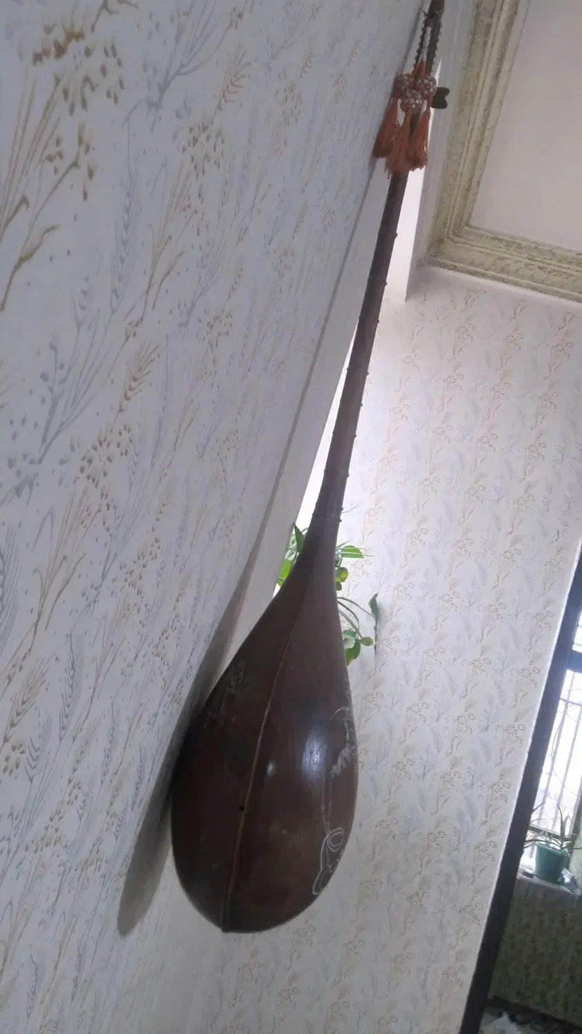 دوتار خوش صدا قدیمی نرم پنجه استاندارد|سازهای سنتی|باخزر, |دیوار