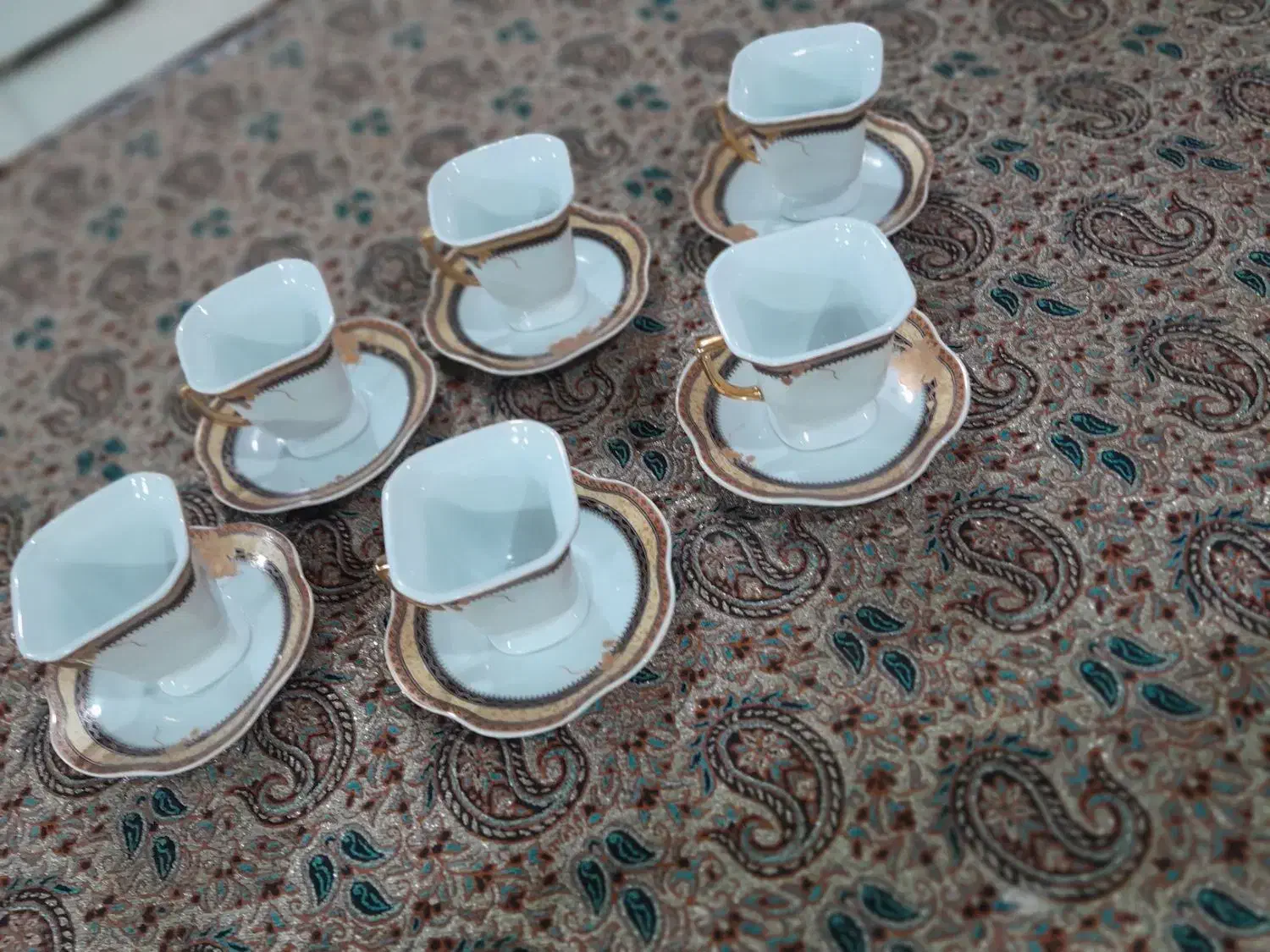 سرویس قهوه خوری کاملا نو|ظروف سرو و پذیرایی|لنجان, |دیوار