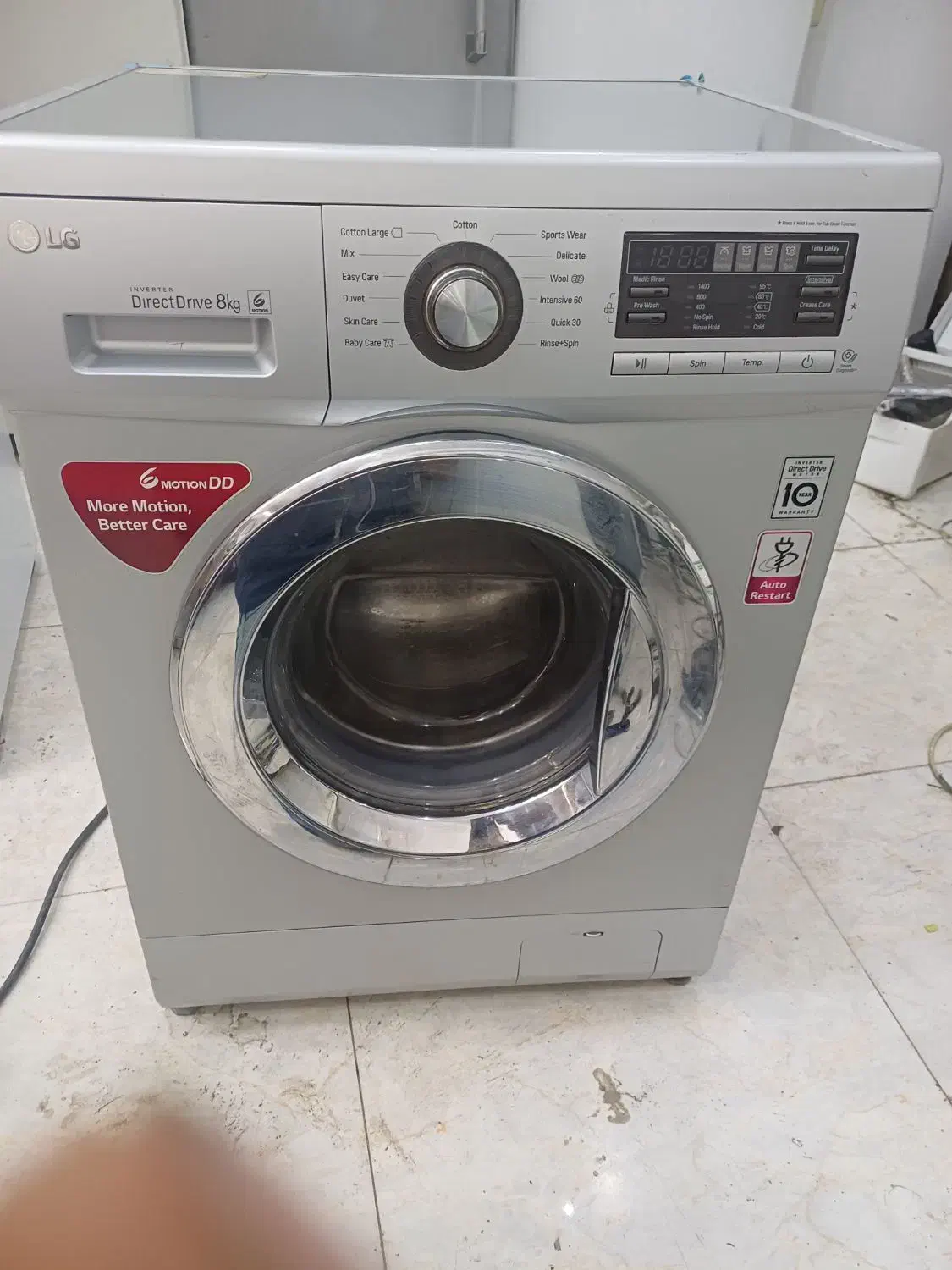 لباسشویی 8کیلویی LG|ماشین لباسشویی و خشککن لباس|میانه, |دیوار