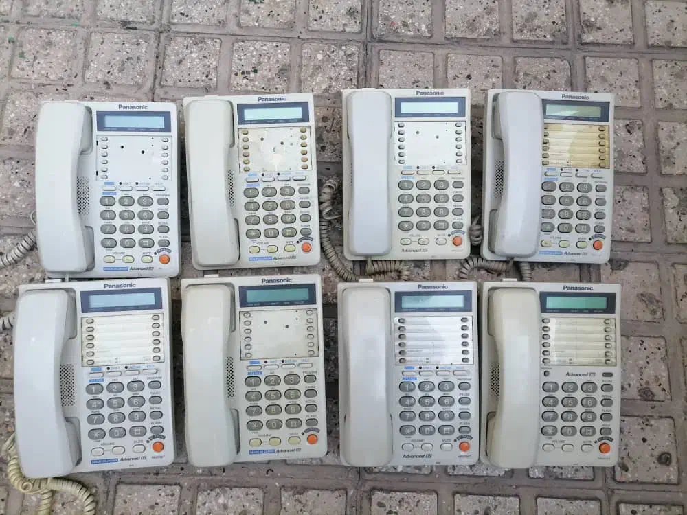 تلفن دو خط پاناسونیک|تلفن رومیزی|تهران, مشیریه|دیوار