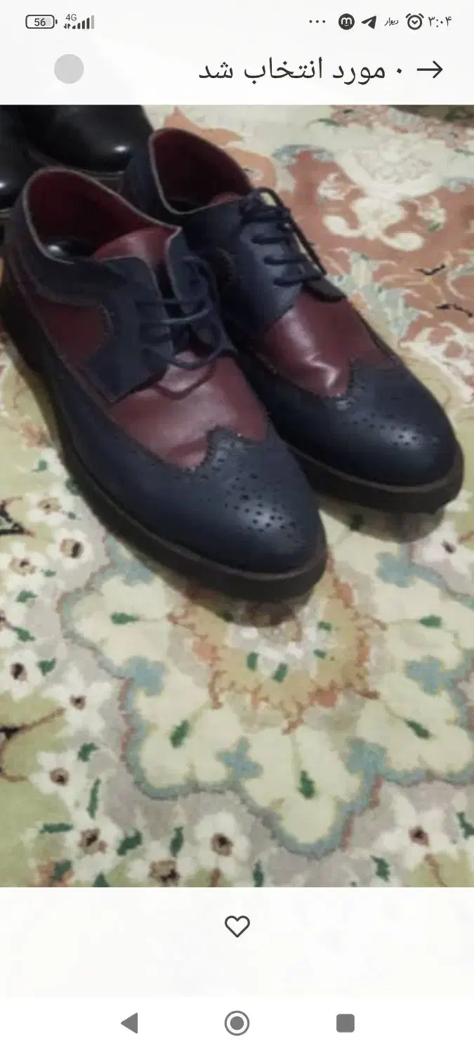 دوتا کفش چرم پسرانه|کیف، کفش، کمربند|پردیس, فاز ۵|دیوار