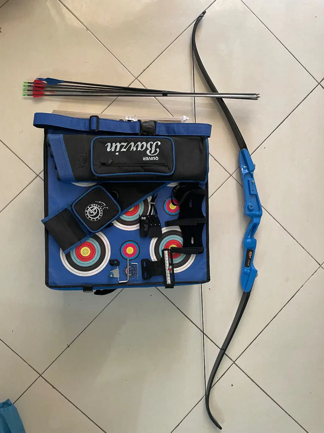 پک کامل کمان(کمان رین بن آرش و تجهیزات)|تجهیزات ورزشی|تهران, تهرانسر مرکزی|دیوار