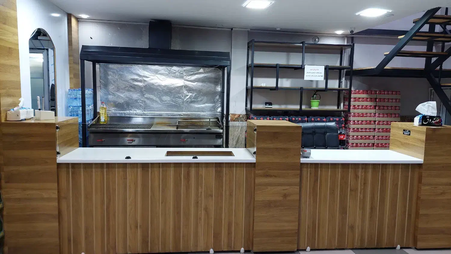 لوازم ساندویچی گریل همراه با کابینت و قفسه|کافیشاپ و رستوران|میاندوآب, |دیوار