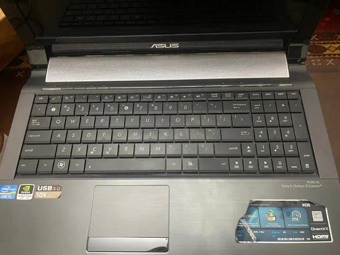 لپتاپ Asus مدل N53S|رایانه همراه|تهران, تهران‌نو|دیوار