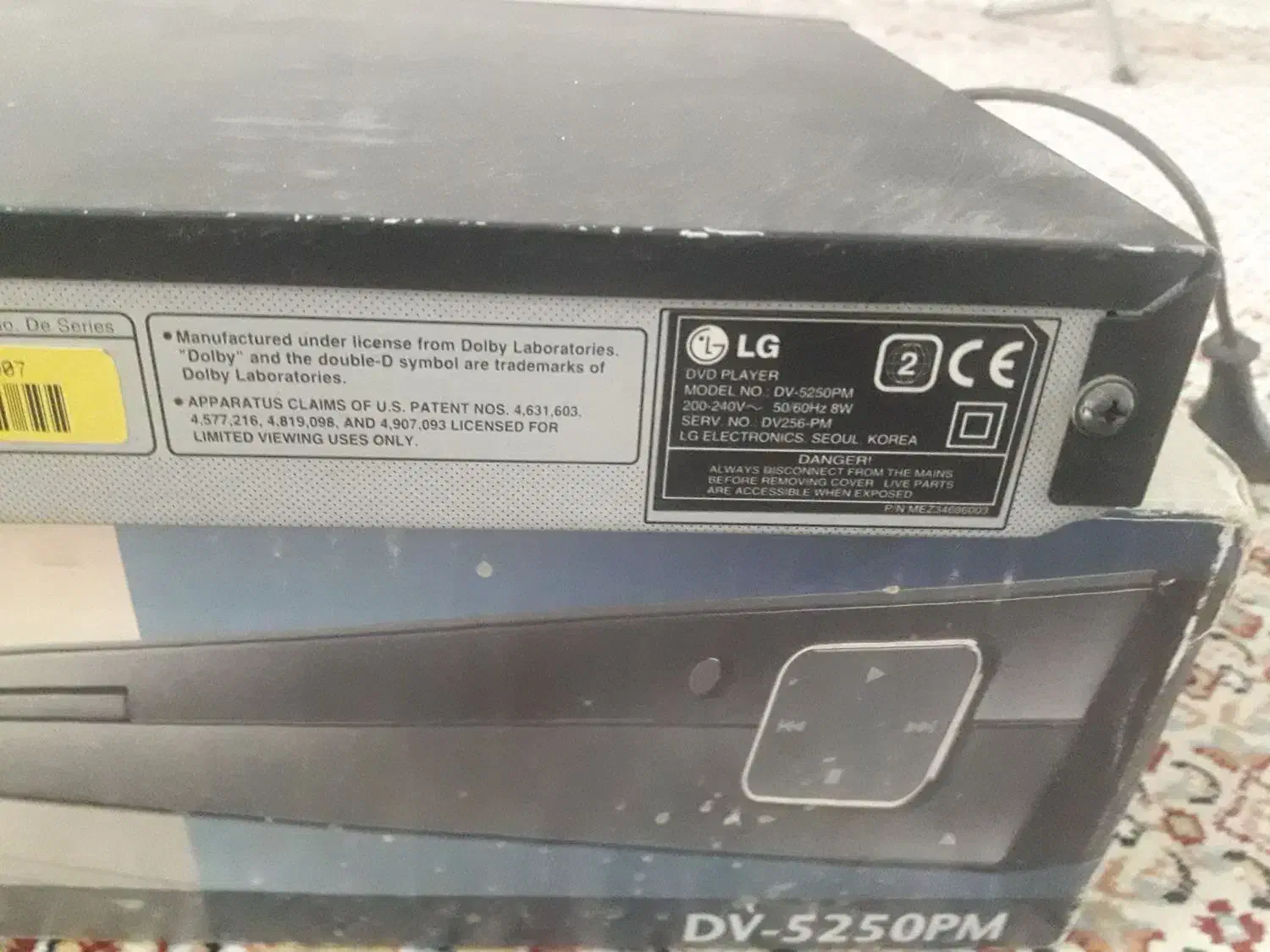 دی وی دی پلیر ال جی|پخش‌کننده DVD و ویدیو|چهارباغ, |دیوار