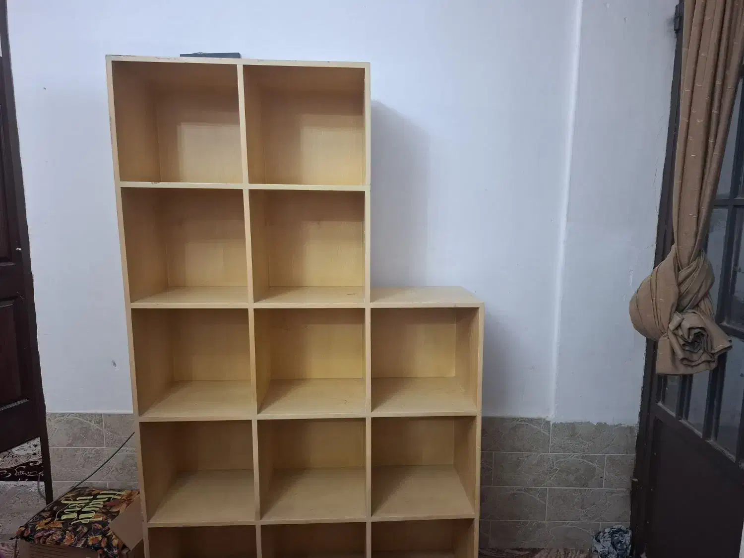 کمد کتاب خانه|کتابخانه، شلف، قفسههای دیواری|شیراز, بید زرد|دیوار