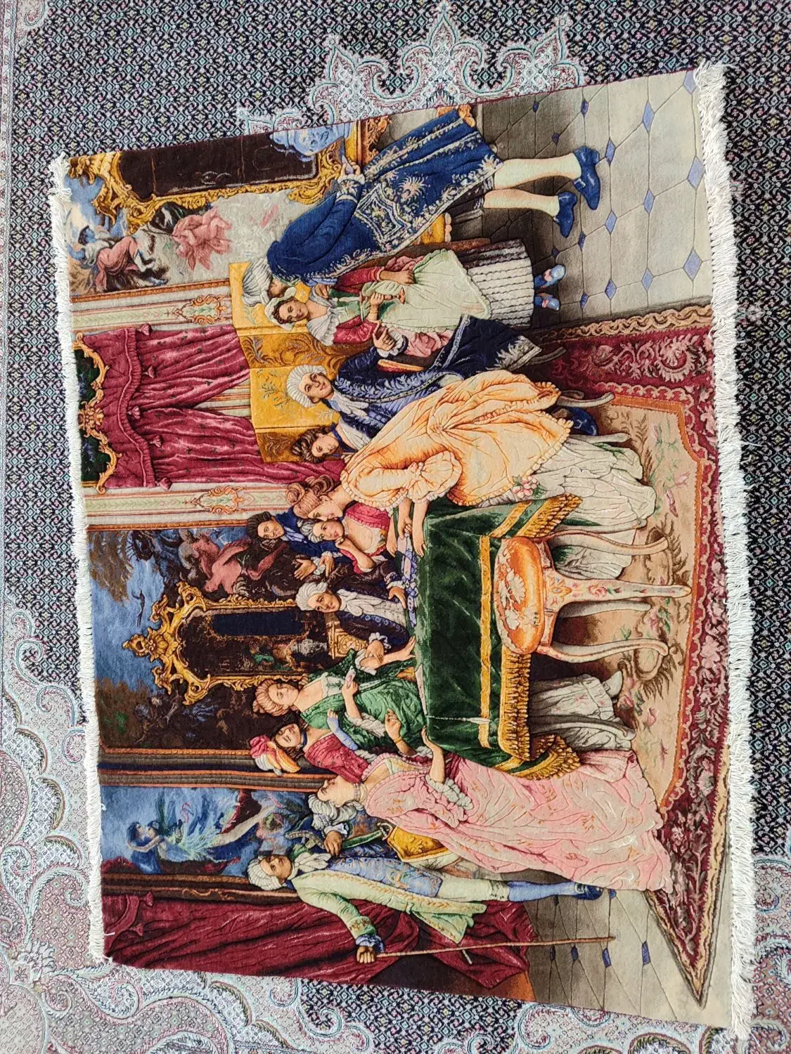 فروش تابلو فرش دستباف پاسورباز|تابلو فرش|اردبیل, |دیوار