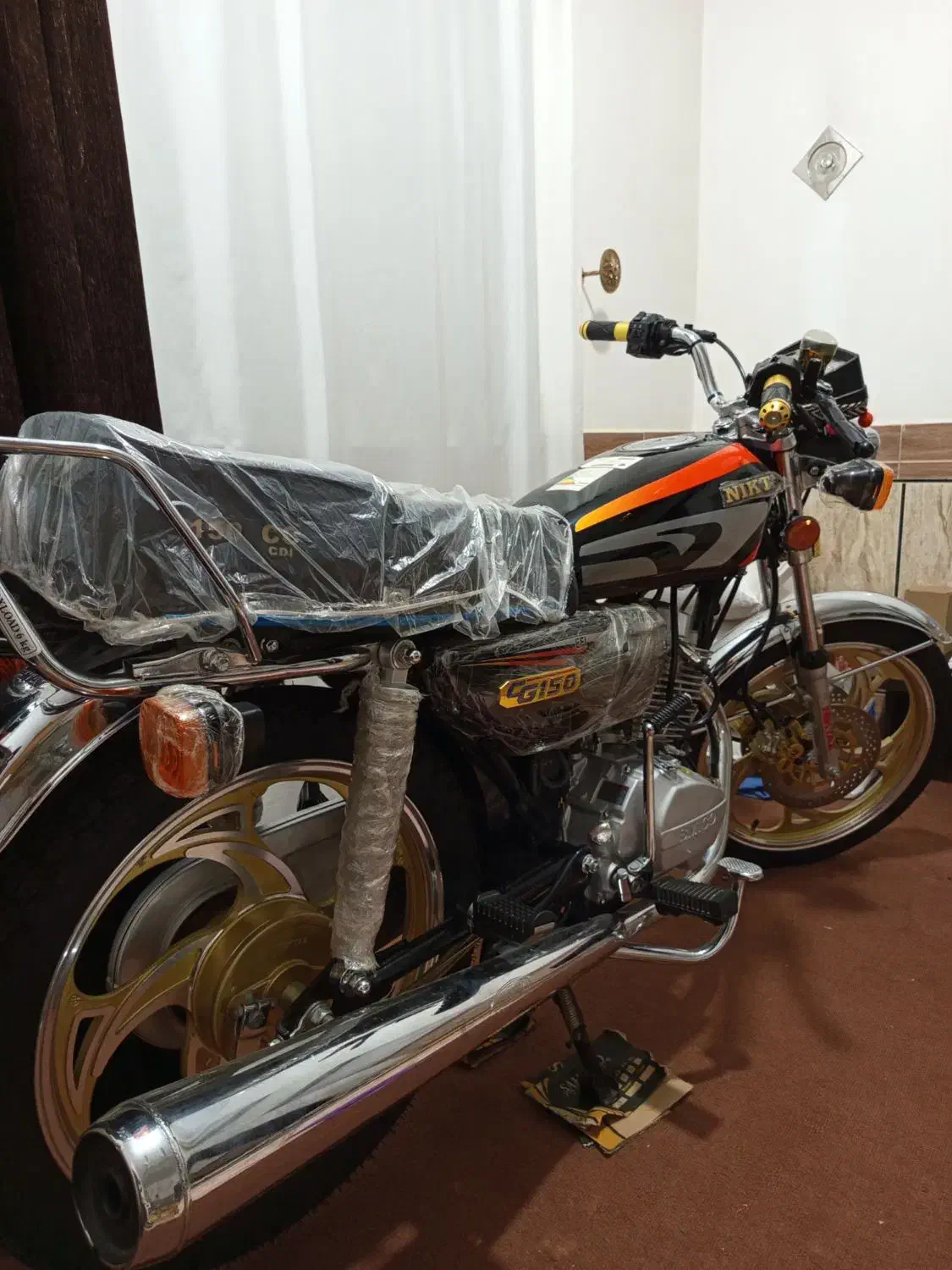 موتور نیکتاز 150سفارشی دودیسک صفر کیلومتر|موتورسیکلت|گنبد کاووس, |دیوار