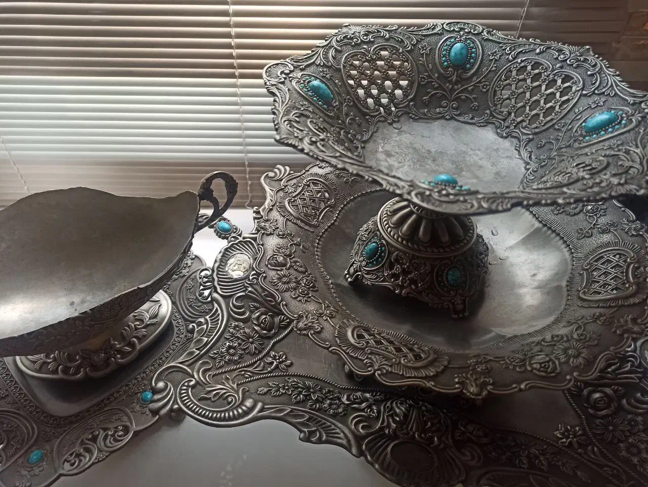 ظرف سیلور 5عدد با هم دو و نیم میلیون|ظروف سرو و پذیرایی|میاندوآب, |دیوار